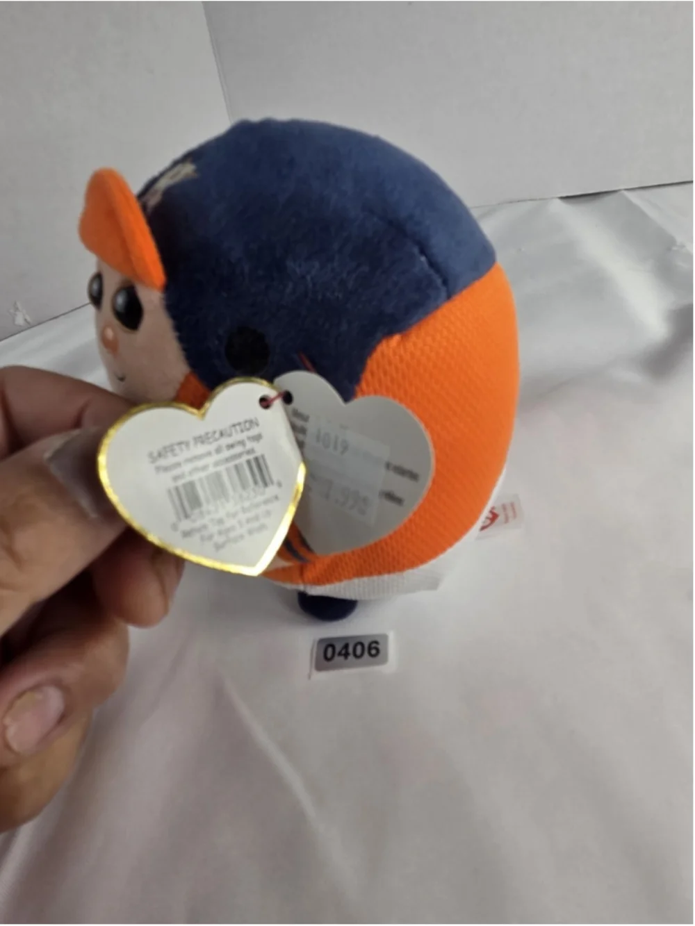 Ty Beanie Ballz — Houston Astros MLB Plush Toy — Official Licensed NWT #406